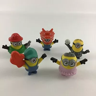 Minions The Rise Of Gru McDonalds Toy 5pc Lot Fireman Ballerina Sports Fan 2019 • $15.96