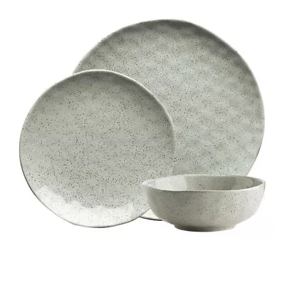 12pc Ecology Speckle Duckegg Dinner Set Food Dinner Plates/Side Plates/Bowls • $99