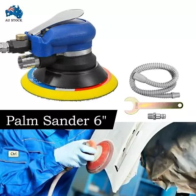 Random Orbital Palm Sander DA Buffing Sanding Discs Auto 6''Air Powered Body SET • $42.98