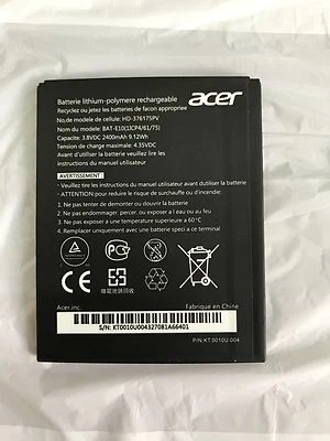 £15.12 • Buy Battery/Battery - Smartphone Acer Z530 Z530S BAT-E10 - 2400mAh 3.8v