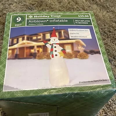 Gemmy Airblown Snowman 9 Ft Christmas Inflatable New • $149
