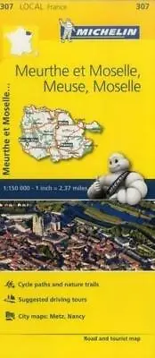 £4.97 • Buy Meuse, Meurthe-et-Moselle, Moselle, - Michelin Local Map 307