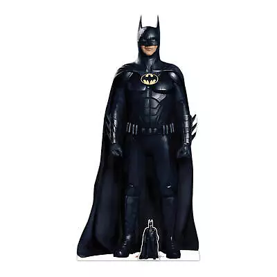 Batman Michael Keaton The Flash Lifesize Cardboard Cutout With Free Mini Standee • £40.99