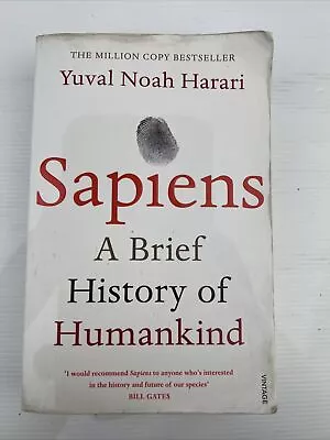 Sapiens: A Brief History Of Humankind By Yuval Noah Harari (Paperback 2015) • $14.99