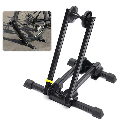 Foldable Bike Floor Parking Rack Storage Stand Bicycle Mountain Bike Holder USA! • $26.60