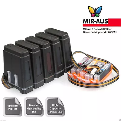 CISS Ink Supply System For Canon Pixma MG-6460 Cartridge PGI-650 CLI-651 • $159.99