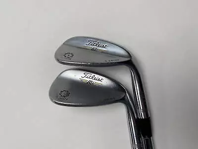 Titleist Vokey SM5 Tour Chrome Wedge Set 52* 8 | 56* 10 Wedge RH Midsize Grips • $78.39