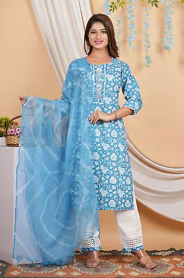 Indian Designer Kurti Salwar Kameez Set Indian Bollywood Anarkali Kurta Clothes • $53.33