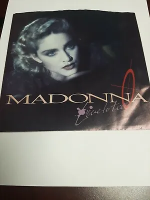 45 RPM Madonna Live To Tell  W Picture Sleeve VG • $5.75