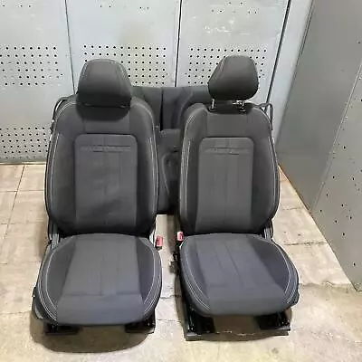 2021-2022 FORD MUSTANG Front And Rear Seat Set Black 21 Bucket Coupe Cloth OEM • $1100