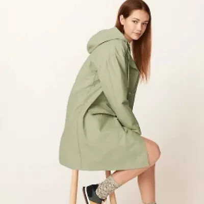 J.Crew Classic Raincoat Sample In Pistachio Green - Size Med - NWOT • $52