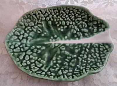 Vintage Selecta Portugal Cabbage Leaf Small Side Plate Dish - 1970s Vegatable • £10