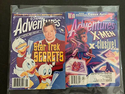 Lot Of 2 * Disney Adventures Magazine * 1995 * January February * #DA-L295-JF • $16.99