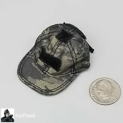 1:6 Easy & Simple Combat Control Team G3 Black Multicam Hat Cap For 12  Figure • $4.99