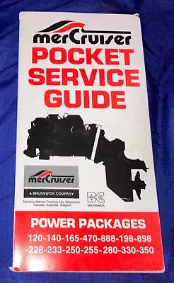 BS936 MerCruiser Guide 120 140 165 470 888 198 898 228 233 250 255 280 330 350 • $25.50