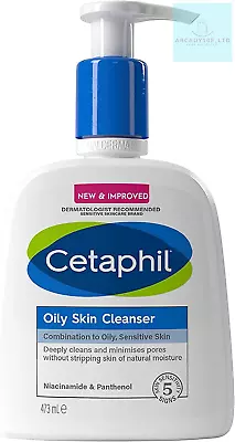 Cetaphil Oily Skin Cleanser 473ml Face Wash For Combination To Oily Sensitive • £17.95