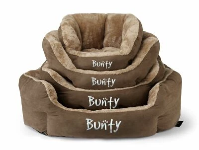 Bunty Polar Dog Bed Soft Washable Fleece Fur Cushion Warm Luxury Pet Basket • £29.74