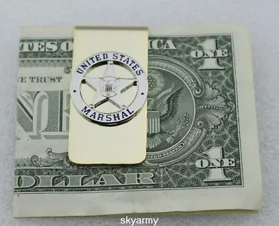 US Marshal BADGE PIN MONEY CLIP • $10.49