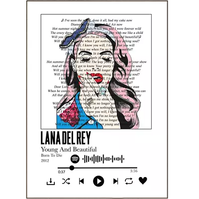 Lana Del Rey - Young And Beautiful Prints • £5.99
