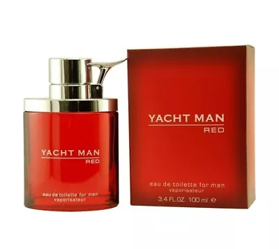 Yacht Man Red 3.4 Oz / 100 Ml EDT Spray For Men • $12.50