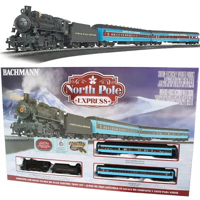 Bachmann 00751 North Pole Express Electric Train Set W/ E-Z Track HO Scale • $209.99