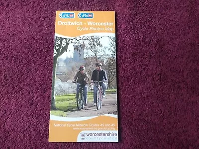 Droitwich - Worcester  Cycle Route Map No 45 & 46 Worcester County Council • £0.99