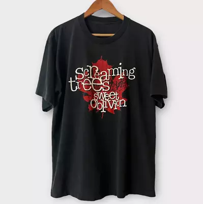 Vtg Screaming Trees 1993 Tour Cotton Black All Size Men Women Shirt MM1298 • $18.99