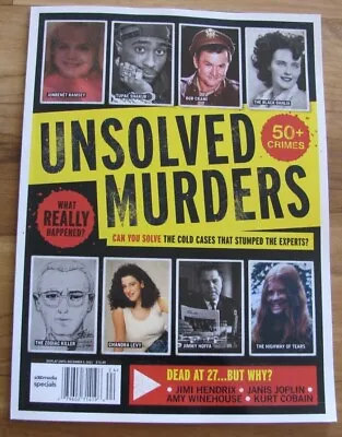 $10.79 • Buy NEW 2022 Magazine: Unsolved Murders Jonbenet Tupac Hoffa Zodiac Black Dahlia