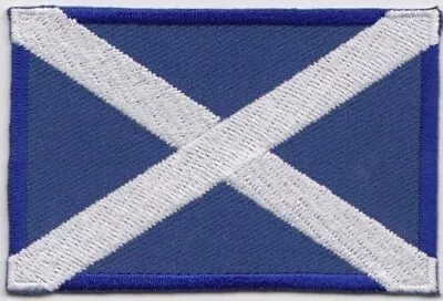 Scotland St Andrews The Saltire Flag Embroidered Badge Sew On Or Iron On Patch • £2.25