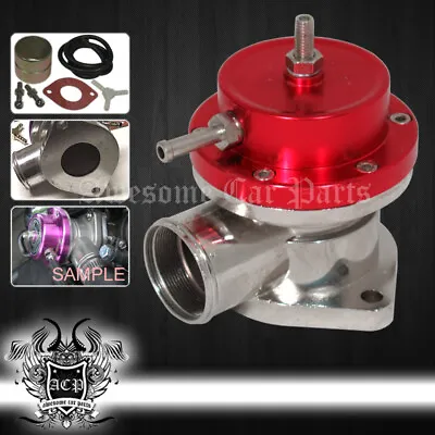 Billet Aluminum Turbo Charger Boost Psi Adjustable Blow Off Valve Jdm 2Bolt Red • $20.99