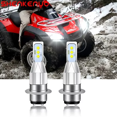 FOR Honda Rincon 650 680 2003-2015 2X H6 LED Headlight Light Bulbs 6000K White • $12.99