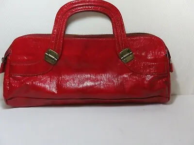 Miss Sixty Red Hot Faux Leather Purse Made In Italy  ( Email For USPS Shipping ) • $19.62