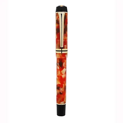 Kaigelu 316 Celluloid Red Fountain Pen Iridium EF/F/M Nib Beautiful Gift Pen • $24.83