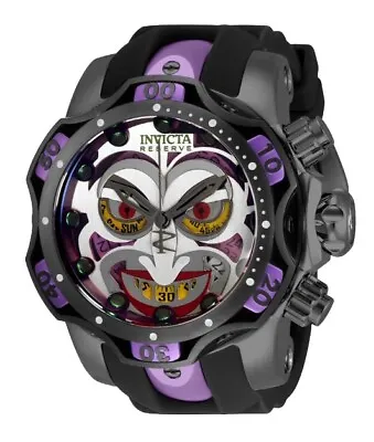 Invicta DC Comics JOKER LIMITED Edition #0014 Men's 52mm Chrono Watch 33813 Rare • $299