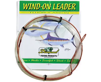 Momoi Diamond Fluorocarbon Wind On Leader Clear 80 Pound 25 Feet • $29.99