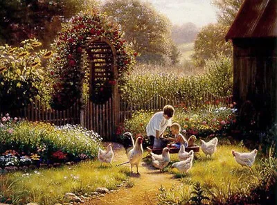 MARK KEATHLEY  Morning Chores   20  X 16  SIGNED And Numbered Print • $99.99