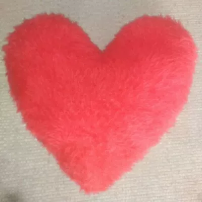 Homemade Heart Cushion Approx 11 Inches • £2