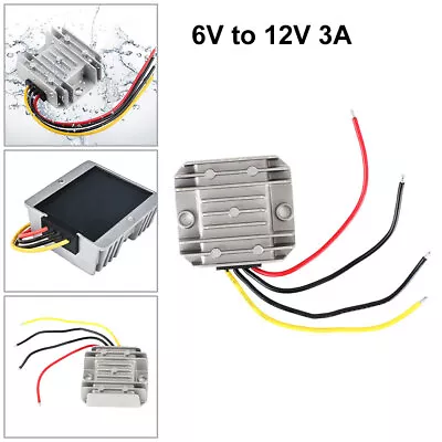 DC 6V To 12V Step Up Converter Boost Voltage Regulator Module 3A 36W Waterproof • £12.11