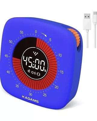 KADAMS Visual Timer For Kids Adults Productivity Timer Rechargeable Classroom  • $14.99