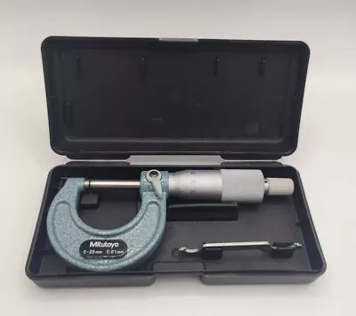 Micrometer MITUTOYO MICROMETER M110-25 Analogue Precision Engineering Tools QA • £52.94