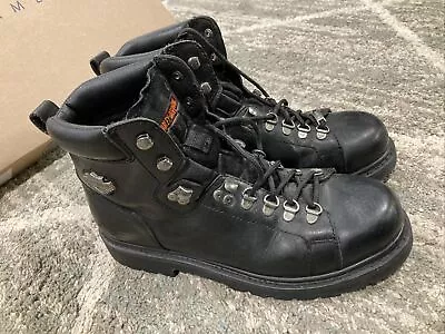 Harley-Davidson Men's Dipstick 6-Inch Motorcycle Black Boots D91610 Size 10  • $55