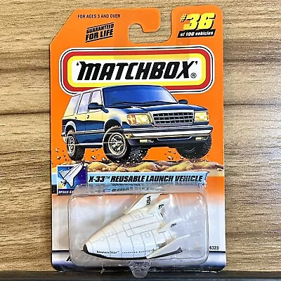 Matchbox #36 X33 Reusable Launch Vehicle With MB 2000 Logo On Side New On Card • $7.99