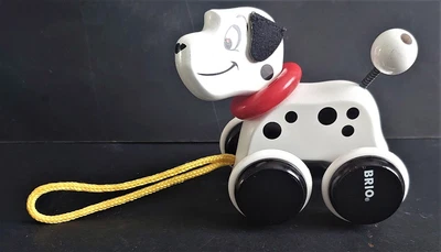 £7 • Buy Vintage Brio Disney Pull Along Dog 