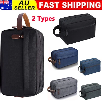 $5 • Buy Mens Toiletry Bag Travel Wash Case Shower Bathroom Cosmetic Storage  Waterproof