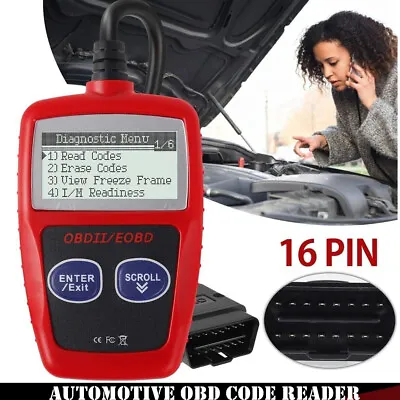 Automotive OBD Code Reader OBD2 Scanner Car Check Engine Fault Diagnostic Tool • $13.05