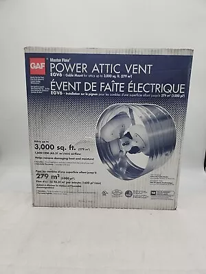 Master Flow EGV6 Gable Mount Attic Fan Power Exhaust Ventilator Galvanized Steel • $80.99