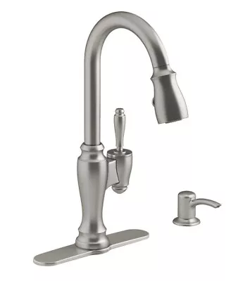 Kohler K-R22970-SD-VS Arsdale 1-Handle Pull-Down Kitchen Faucet In Stainless • $104.99