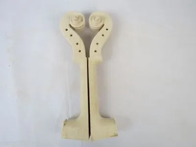 2pcs Hand Carved Maple Wood White Violin Neck 4/4 • $8.54