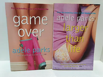 Adele Parks X 2 Larger Than Life + Game Over Paperback • $28