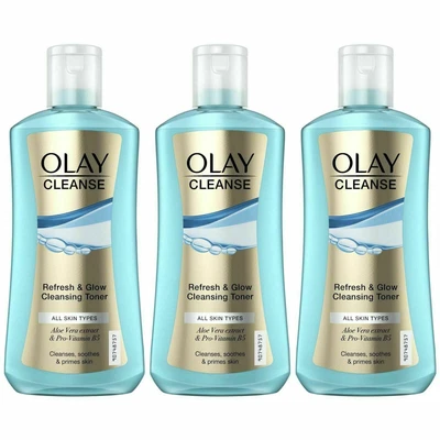 $89.65 • Buy 3 X Olay Cleanse Refresh & Glow Cleansing Toner - Cleanses Soothes & Primes Skin